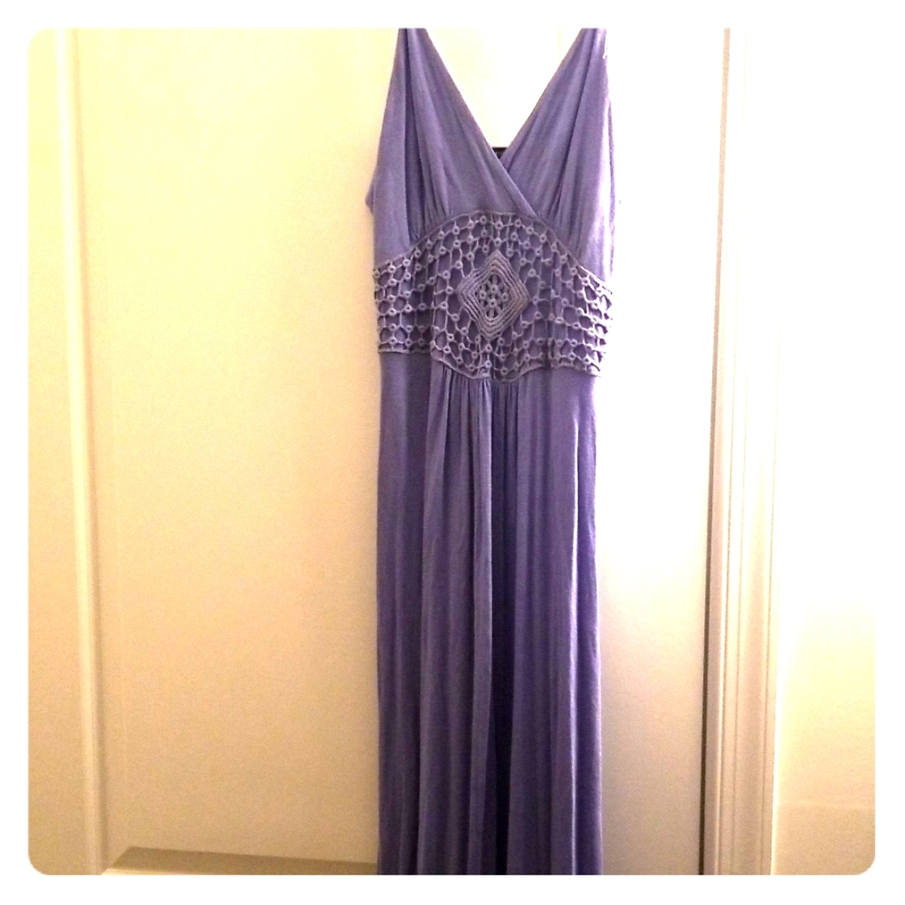 Spaghetti strapped maxi dress